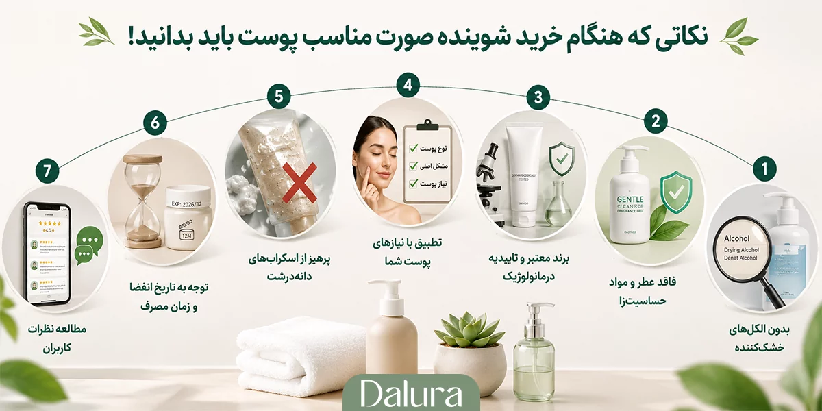 نکاتی که هنگام خرید شوینده صورت مناسب پوست باید بدانید! 